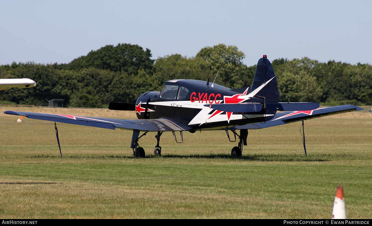Aircraft Photo of G-YACC | Yakovlev Yak-18T | AirHistory.net #472095