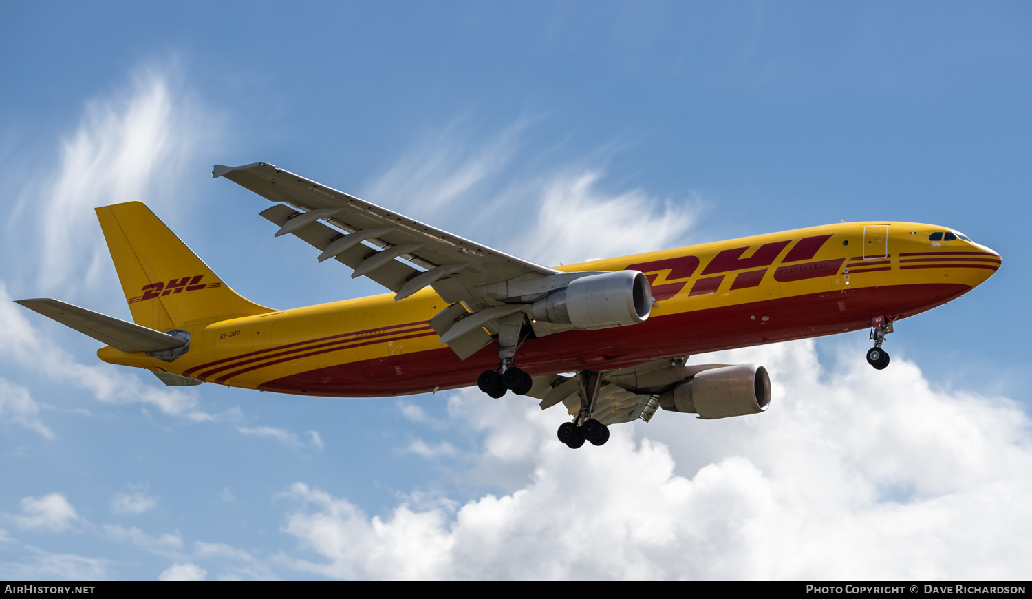 Aircraft Photo of EI-DGU | Airbus A300B4-622(F) | DHL International | AirHistory.net #472106