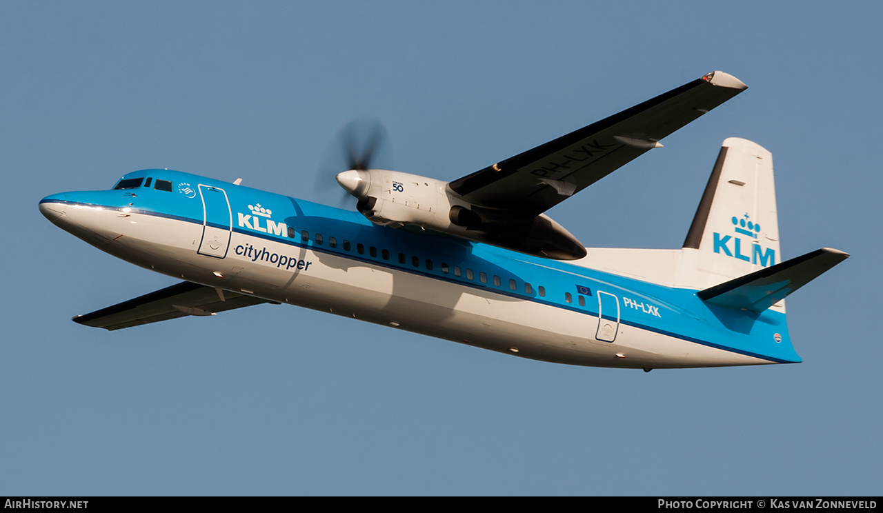 Aircraft Photo of PH-LXK | Fokker 50 | KLM Cityhopper | AirHistory.net #472110