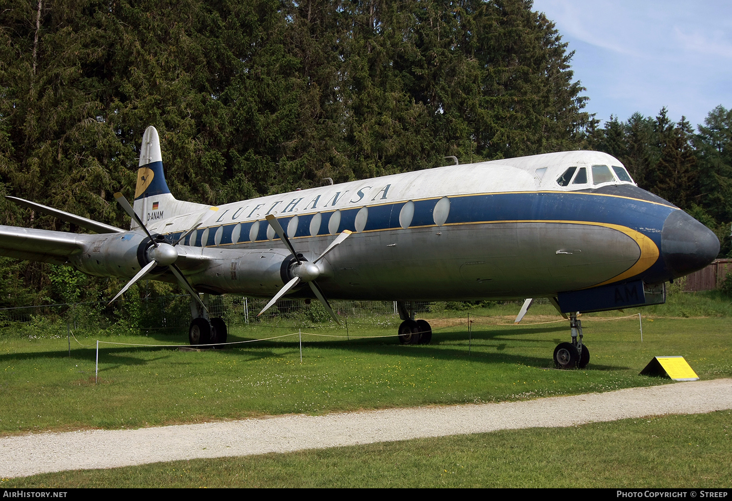 Aircraft Photo of D-ANAM | Vickers 814 Viscount | Lufthansa | AirHistory.net #472113