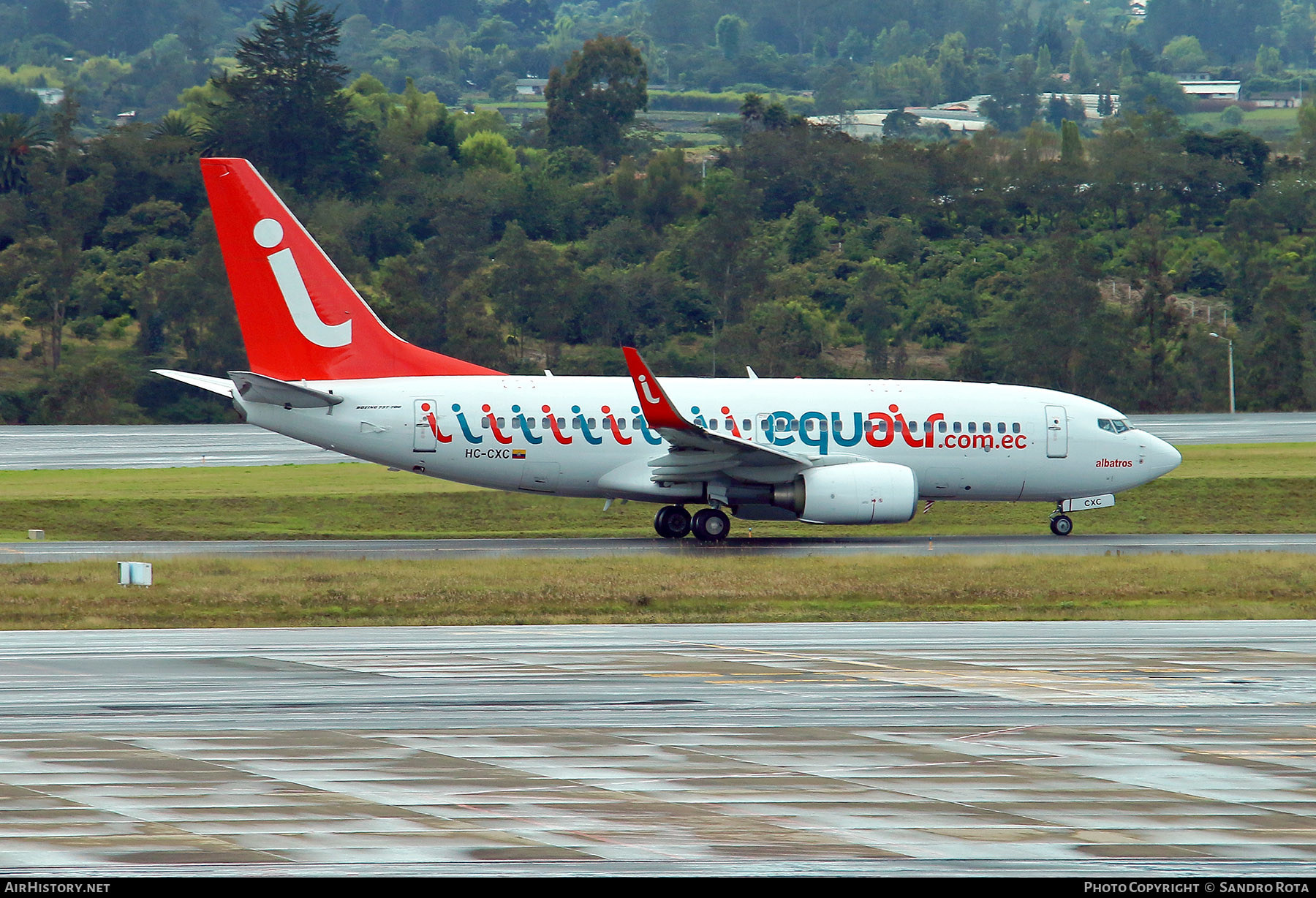 Aircraft Photo of HC-CXC | Boeing 737-7K2 | Equair | AirHistory.net #472114