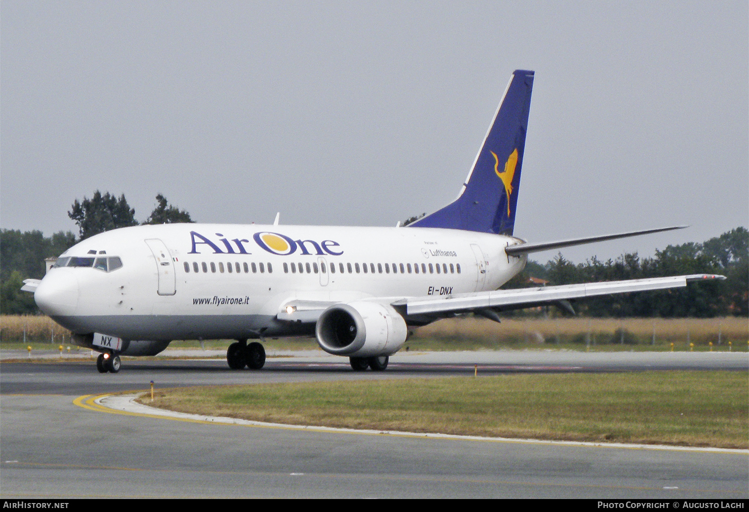 Aircraft Photo of EI-DNX | Boeing 737-31S | Air One | AirHistory.net #472116