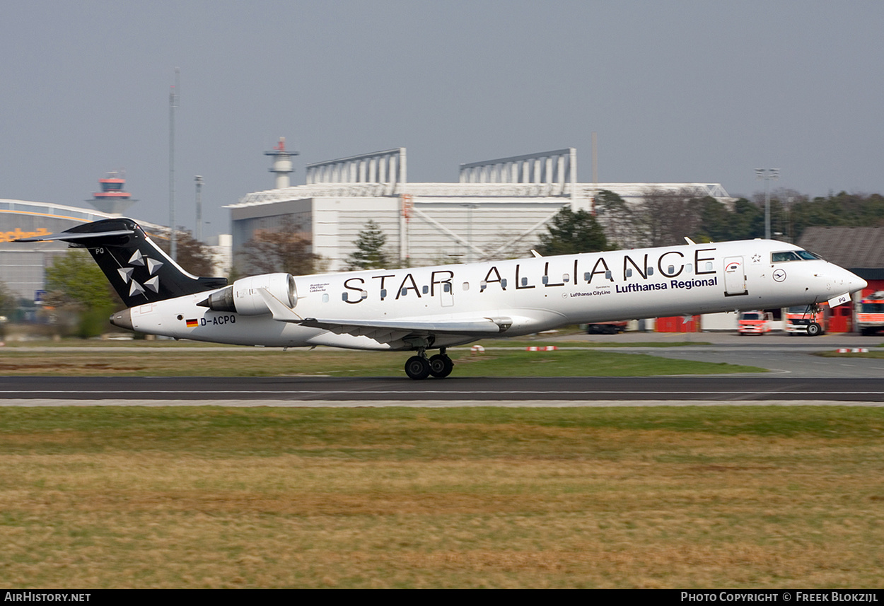 Aircraft Photo of D-ACPQ | Bombardier CRJ-701ER (CL-600-2C10) | Lufthansa Regional | AirHistory.net #472137