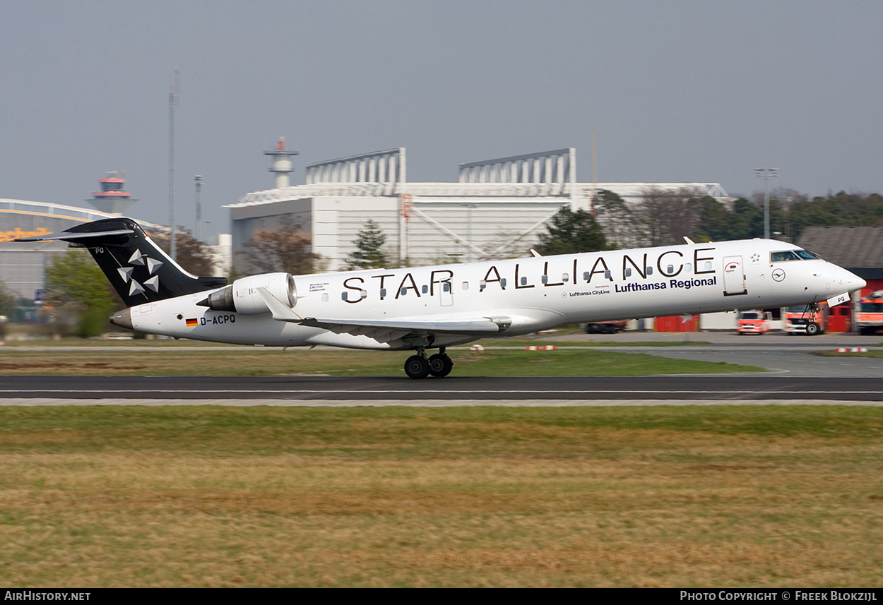 Aircraft Photo of D-ACPQ | Bombardier CRJ-701ER (CL-600-2C10) | Lufthansa Regional | AirHistory.net #472137