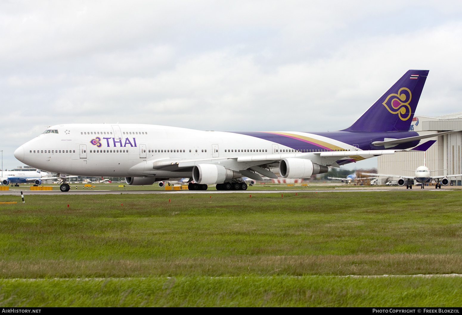 Aircraft Photo of HS-TGR | Boeing 747-4D7 | Thai Airways International | AirHistory.net #472139