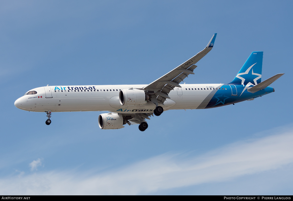 Aircraft Photo of C-GOIJ | Airbus A321-271NX | Air Transat | AirHistory.net #472147