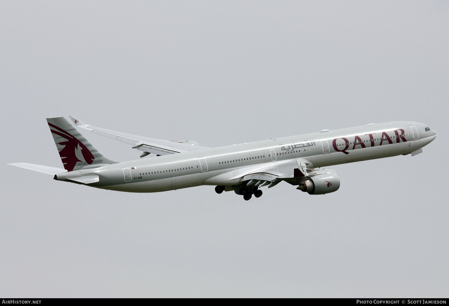 Aircraft Photo of A7-AGD | Airbus A340-642 | Qatar Airways | AirHistory.net #472171