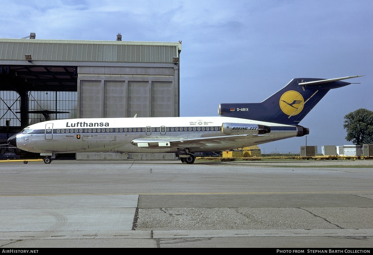 Aircraft Photo of D-ABIX | Boeing 727-30C | Lufthansa | AirHistory.net #472187