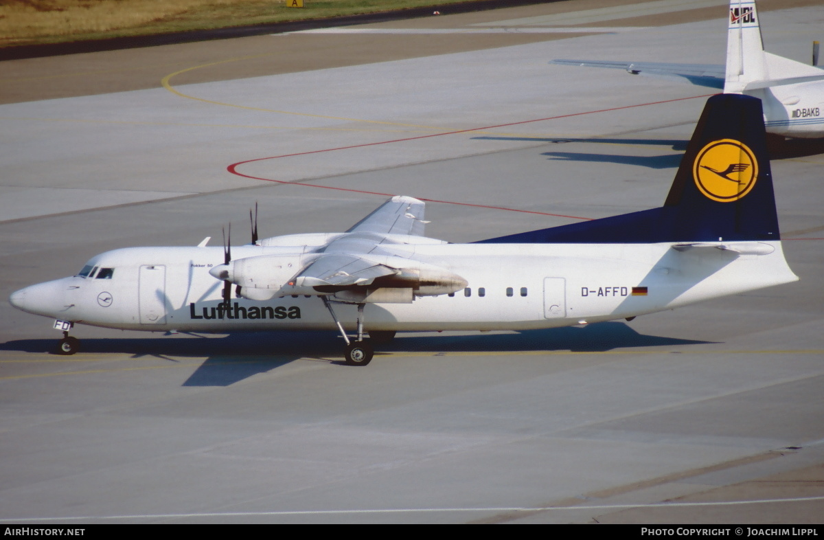 Aircraft Photo of D-AFFD | Fokker 50 | Lufthansa CityLine | AirHistory.net #472223