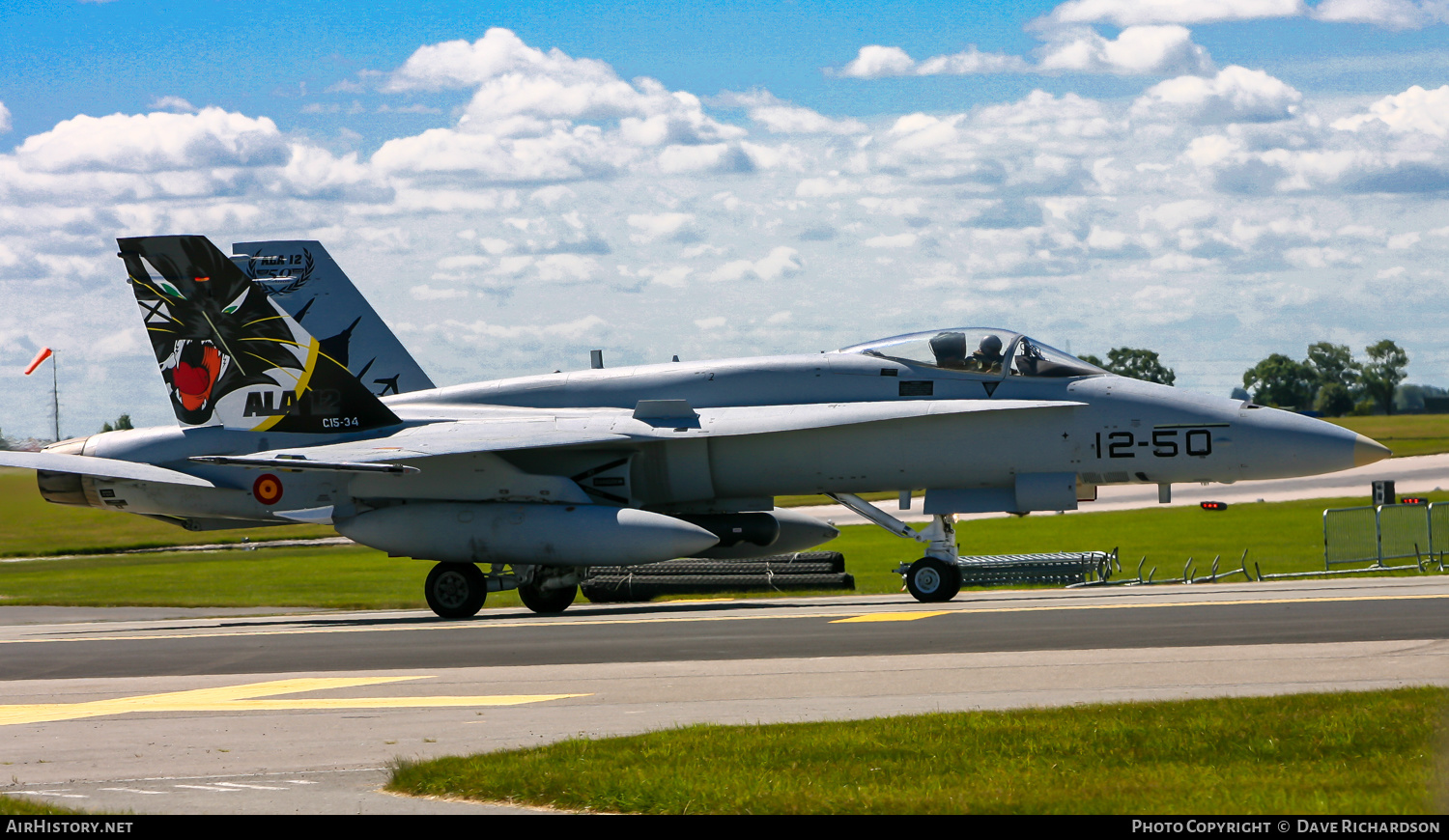 Aircraft Photo of C15-34 | McDonnell Douglas EF-18A Hornet | Spain - Air Force | AirHistory.net #472230