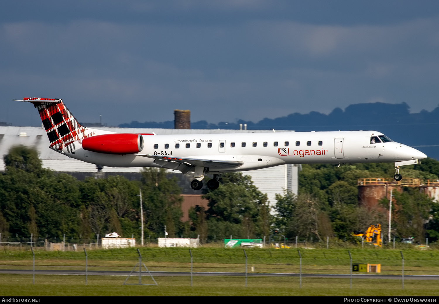 Aircraft Photo of G-SAJI | Embraer ERJ-145EP (EMB-145EP) | Loganair | AirHistory.net #472241