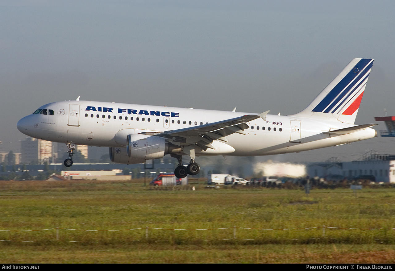 Aircraft Photo of F-GRHD | Airbus A319-111 | Air France | AirHistory.net #472253
