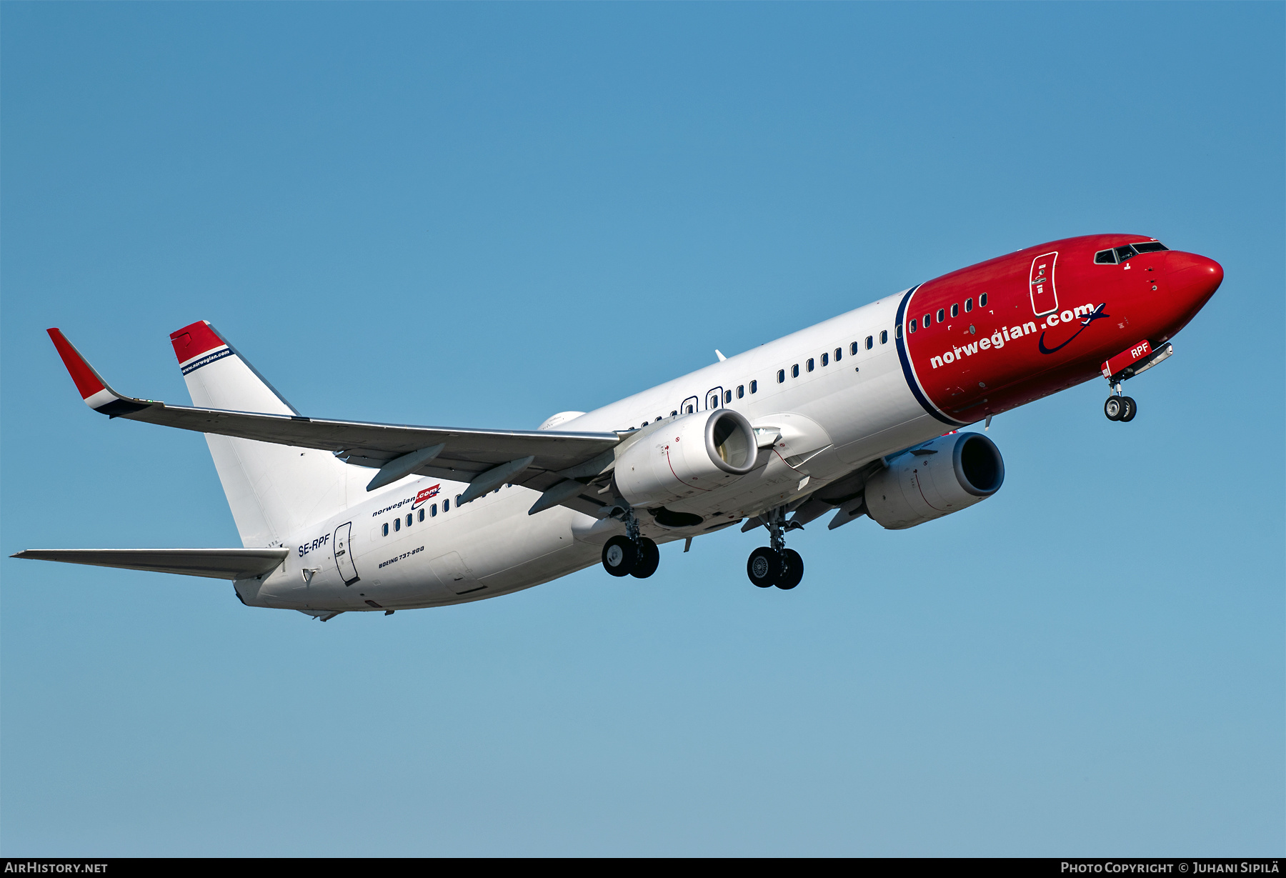 Aircraft Photo of SE-RPF | Boeing 737-8JP | Norwegian | AirHistory.net #472264