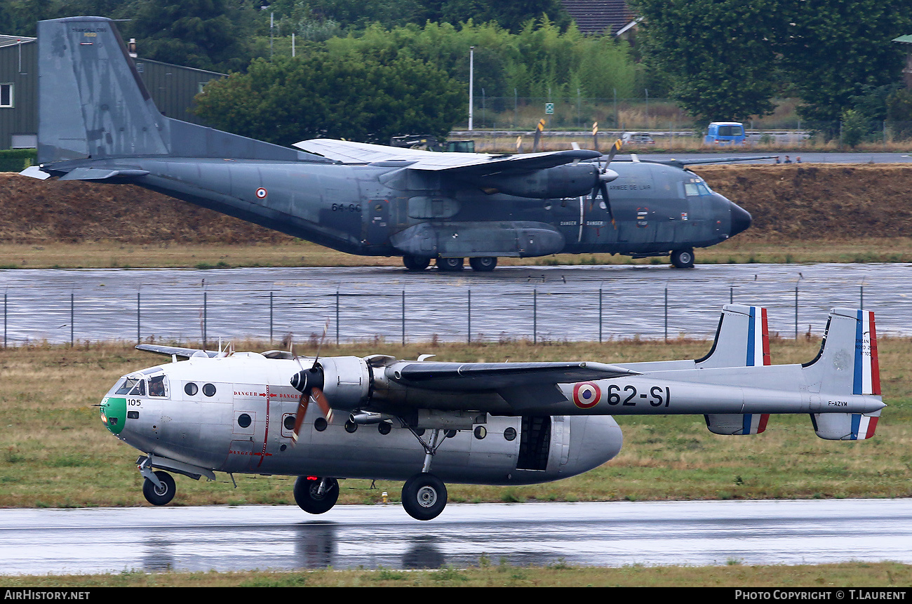 Aircraft Photo of F-AZVM / 105 | Nord 2501F-3 Noratlas | France - Air Force | AirHistory.net #472275