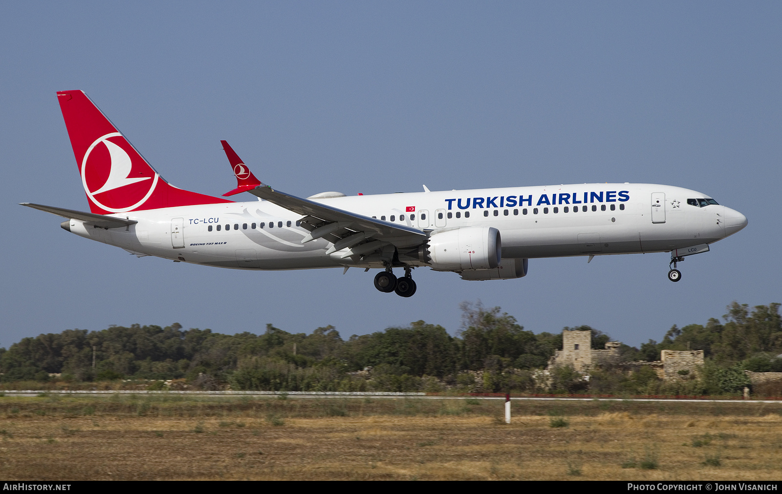 Aircraft Photo of TC-LCU | Boeing 737-8 Max 8 | Turkish Airlines | AirHistory.net #472310
