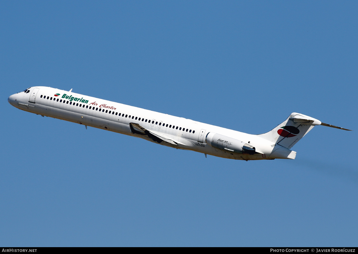 Aircraft Photo of LZ-LDU | McDonnell Douglas MD-82 (DC-9-82) | Bulgarian Air Charter | AirHistory.net #472318