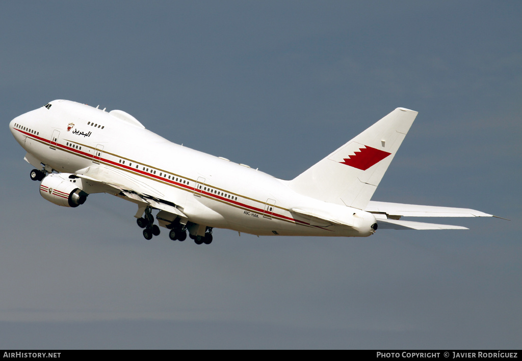 Aircraft Photo of A9C-HAK | Boeing 747SP-Z5 | Bahrain Amiri Flight | AirHistory.net #472320
