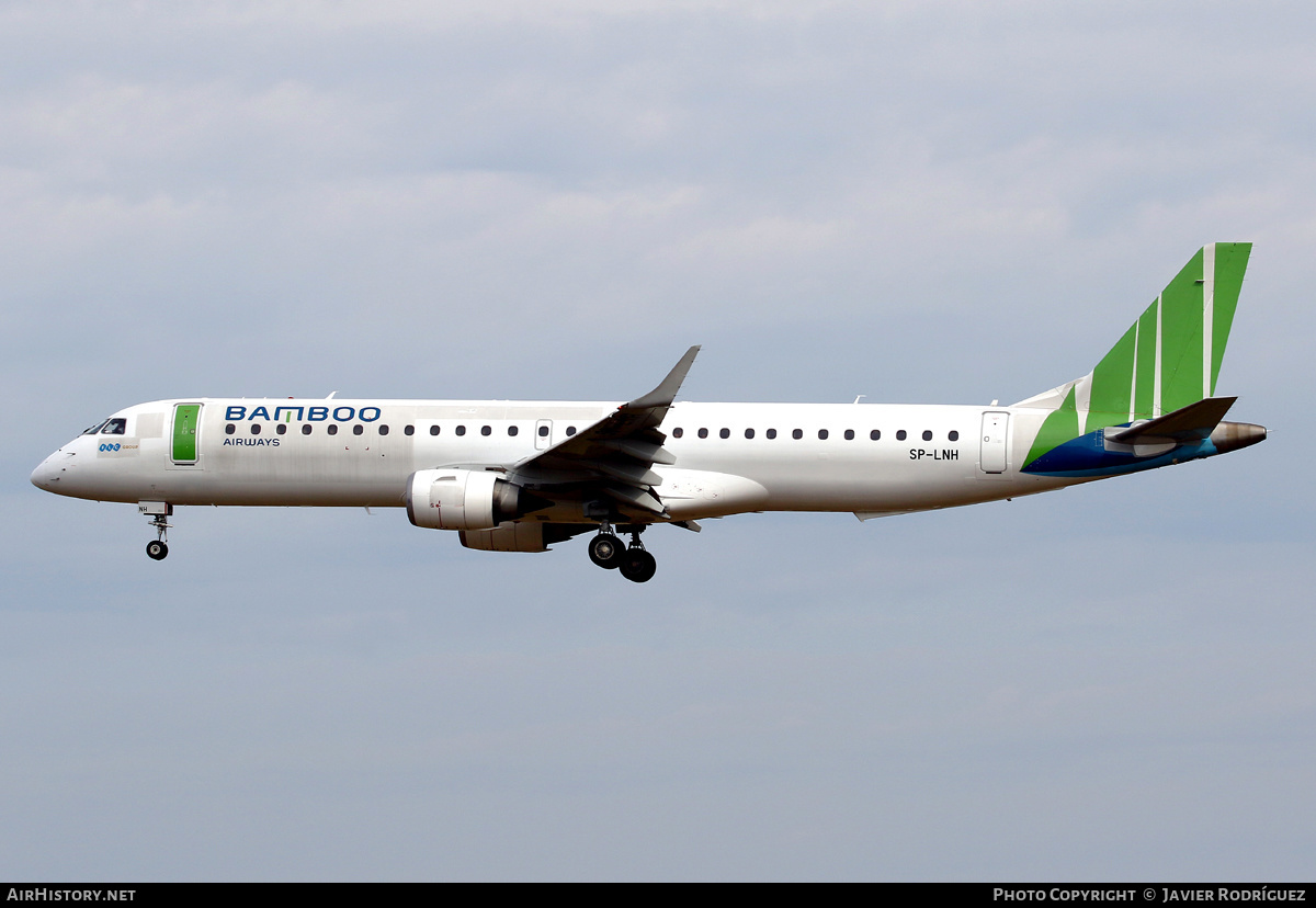 Aircraft Photo of SP-LNH | Embraer 195LR (ERJ-190-200LR) | Bamboo Airways | AirHistory.net #472321