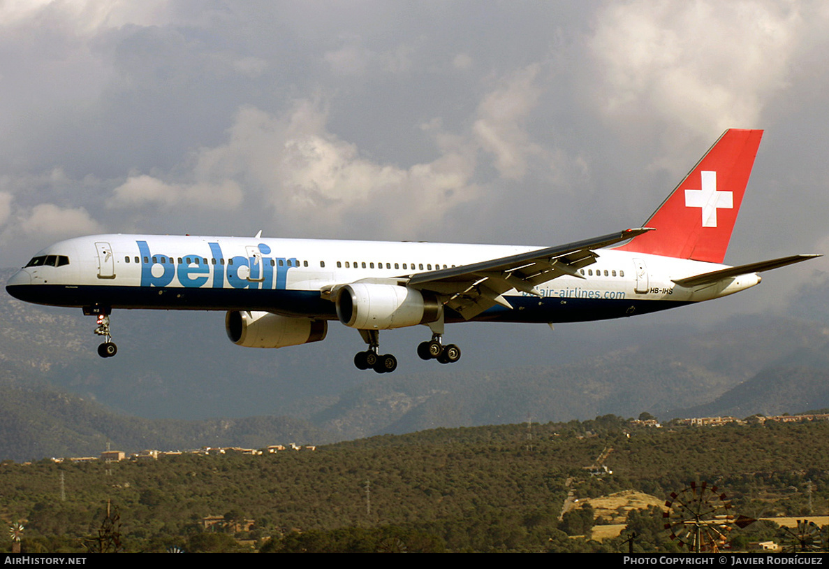 Aircraft Photo of HB-IHS | Boeing 757-2G5 | Belair | AirHistory.net #472322