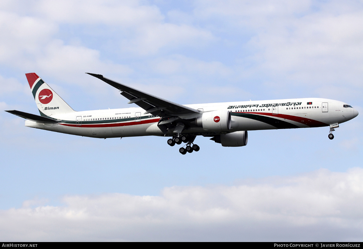 Aircraft Photo of S2-AHM | Boeing 777-3E9/ER | Biman Bangladesh Airlines | AirHistory.net #472338