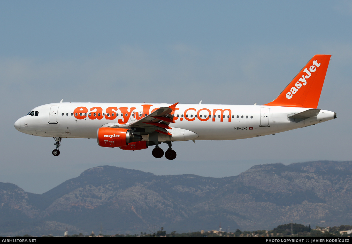 Aircraft Photo of HB-JXC | Airbus A320-214 | EasyJet | AirHistory.net #472340