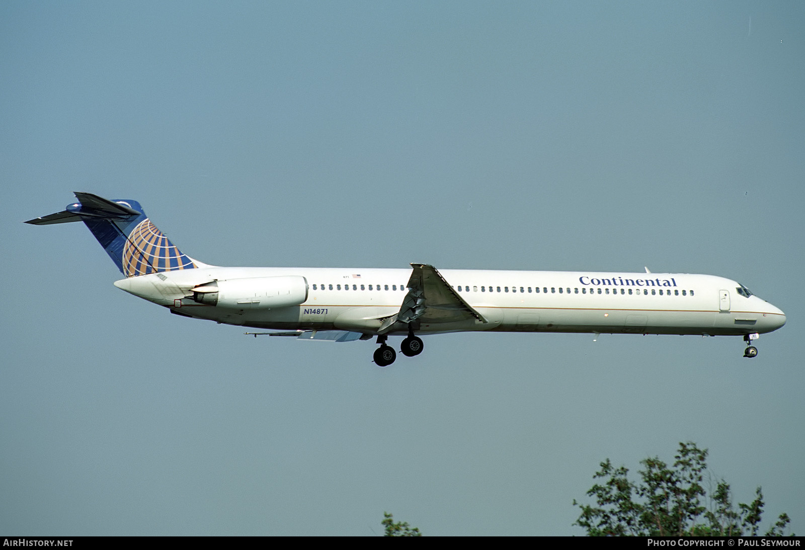 Aircraft Photo of N14871 | McDonnell Douglas MD-82 (DC-9-82) | Continental Airlines | AirHistory.net #472368