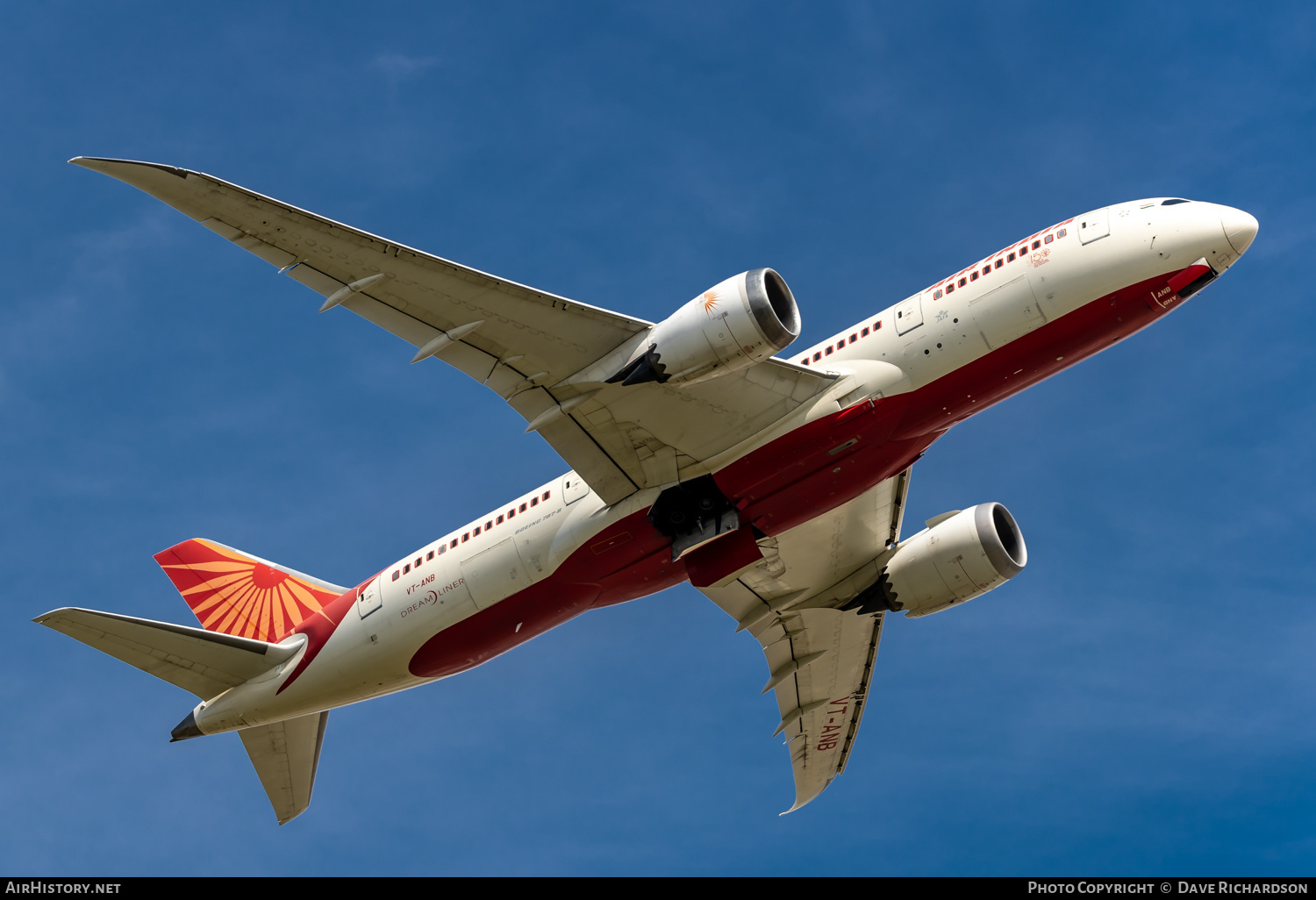 Aircraft Photo of VT-ANB | Boeing 787-8 Dreamliner | Air India | AirHistory.net #472395
