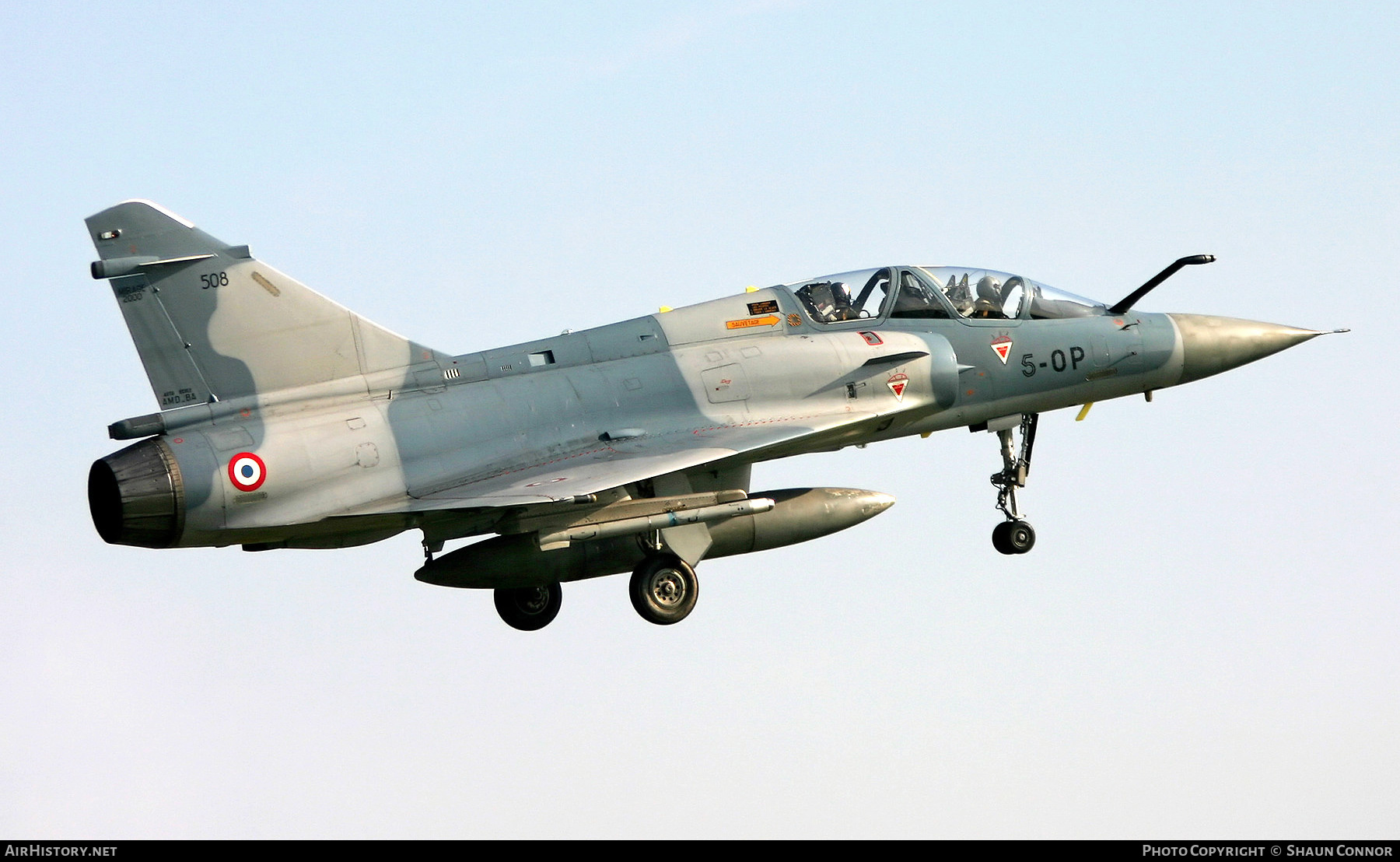 Aircraft Photo of 508 | Dassault Mirage 2000B | France - Air Force | AirHistory.net #472421
