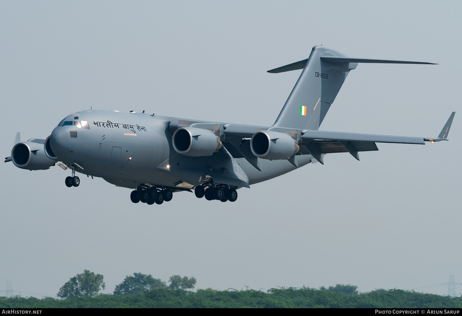 Aircraft Photo of CB-8008 | Boeing C-17A Globemaster III | India - Air Force | AirHistory.net #472435