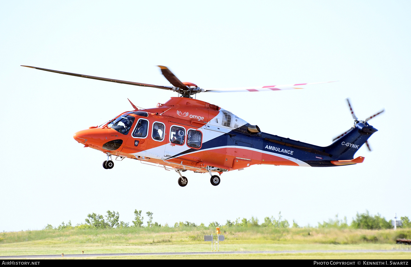 Aircraft Photo of C-GYNK | Leonardo AW-139 | Ornge Ambulance | AirHistory.net #472445