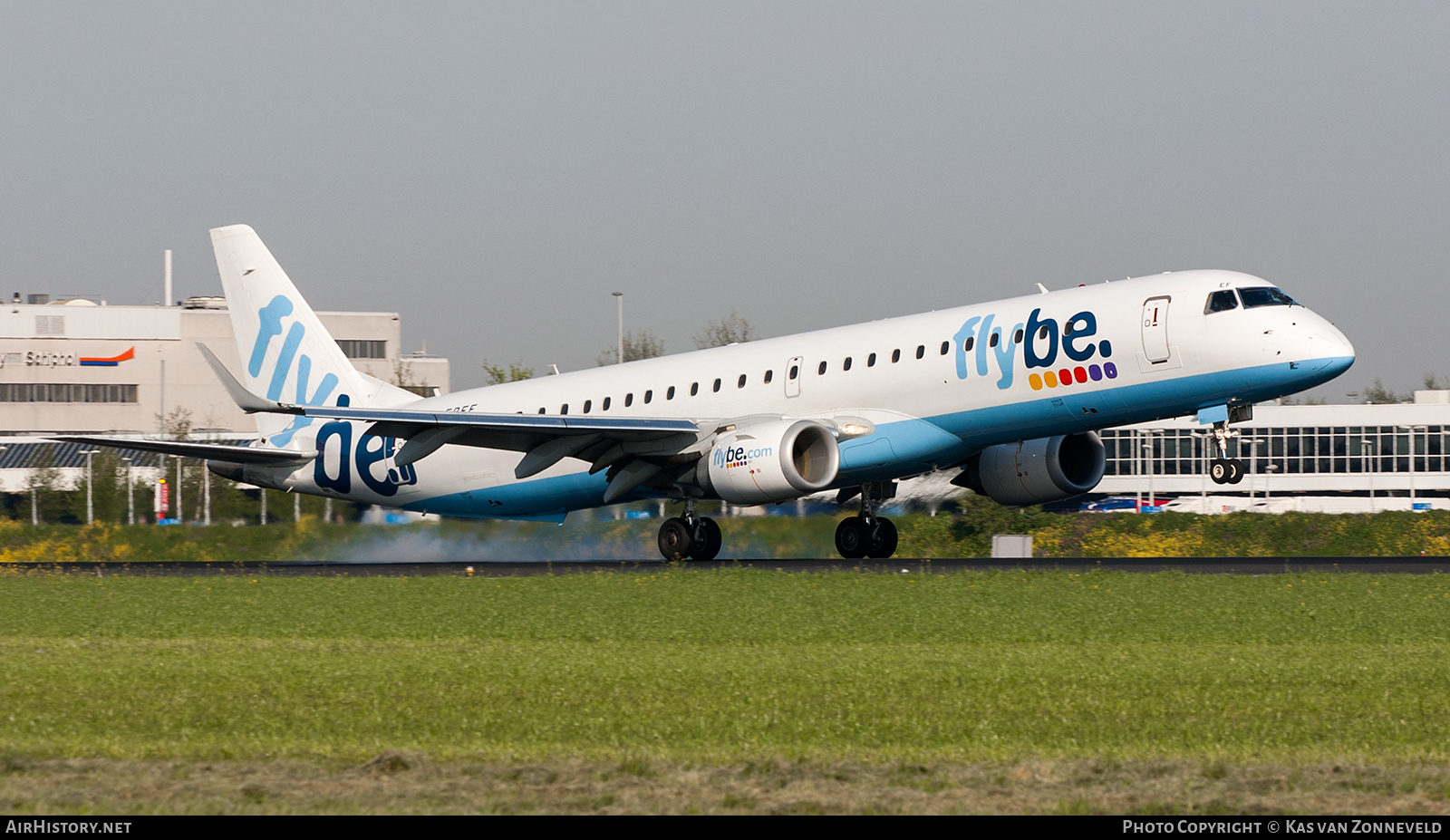 Aircraft Photo of G-FBEF | Embraer 195LR (ERJ-190-200LR) | Flybe | AirHistory.net #472449