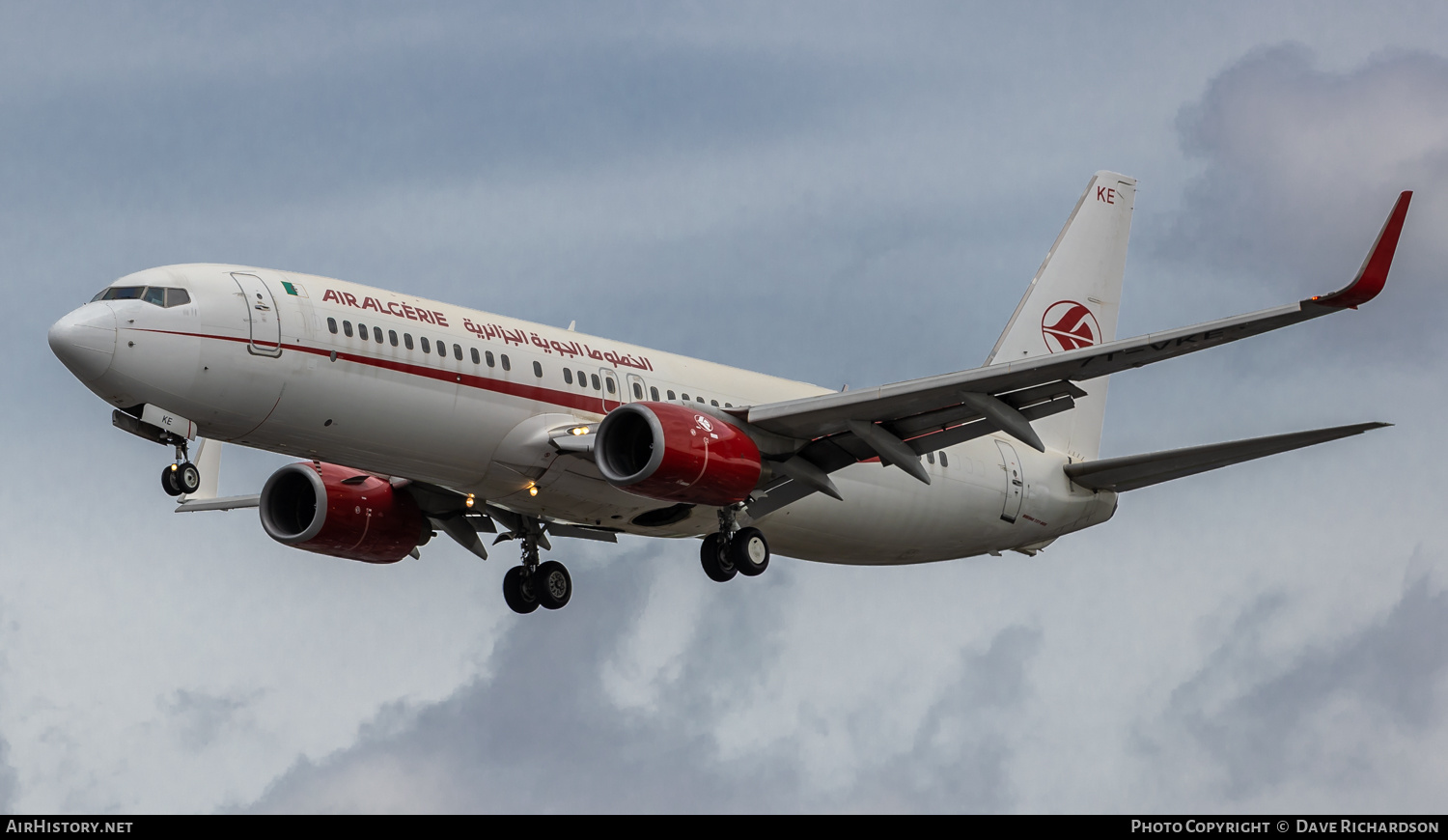 Aircraft Photo of 7T-VKE | Boeing 737-8D6 | Air Algérie | AirHistory.net #472477