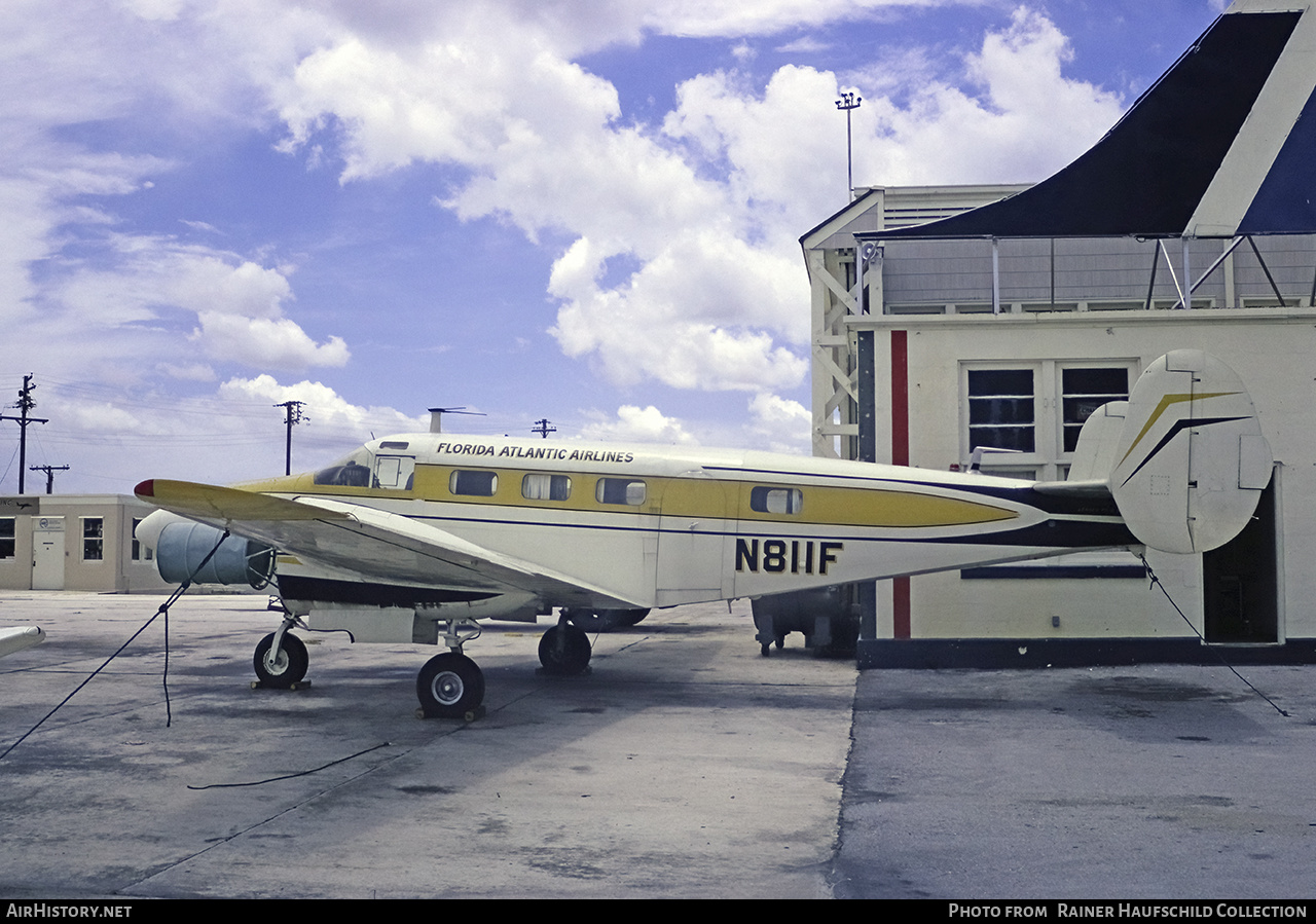 Aircraft Photo of N811F | Beech C-45G Expeditor/Tri-Gear | Florida Atlantic Airlines | AirHistory.net #472480