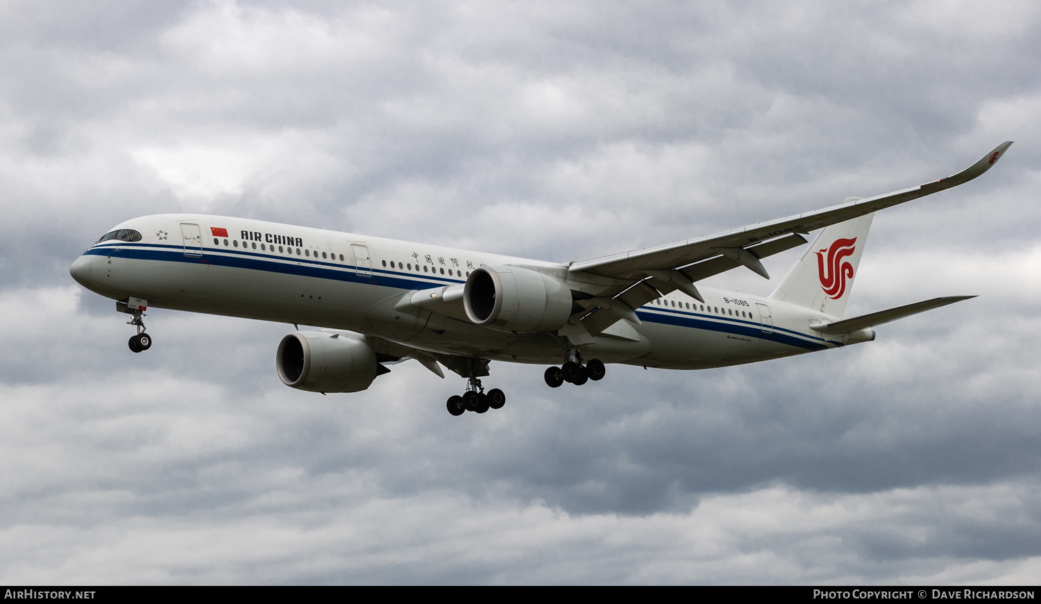 Aircraft Photo of B1085 | Airbus A350-941 | Air China | AirHistory.net #472481