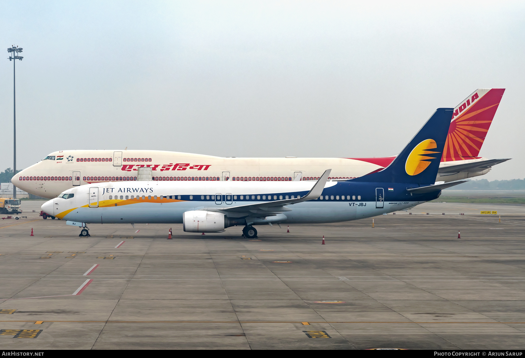 Aircraft Photo of VT-JBJ | Boeing 737-85R | Jet Airways | AirHistory.net #472542