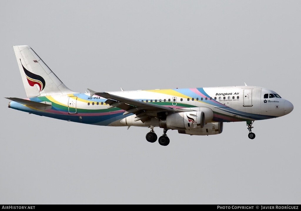Aircraft Photo of HS-PGX | Airbus A319-132 | Bangkok Airways | AirHistory.net #472589