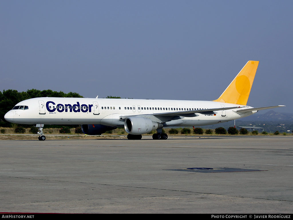 Aircraft Photo of D-ABNO | Boeing 757-230 | Condor Flugdienst | AirHistory.net #472594