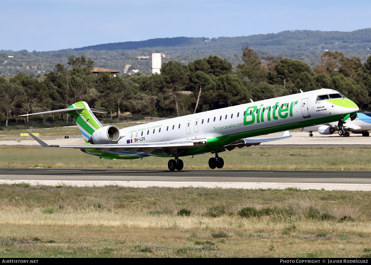 Aircraft Photo of 9H-LOV | Bombardier CRJ-1000 (CL-600-2E25) | Binter Canarias | AirHistory.net #472596