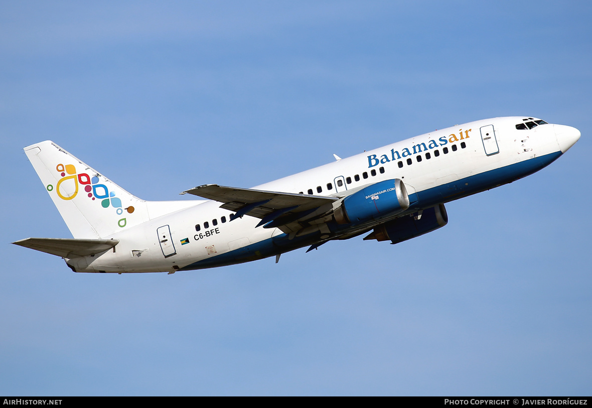 Aircraft Photo of C6-BFE | Boeing 737-5H6 | Bahamasair | AirHistory.net #472604
