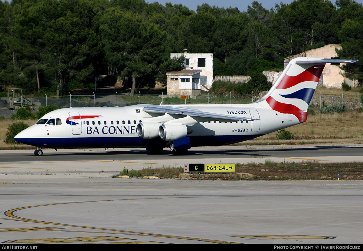 Aircraft Photo of G-BZAX | British Aerospace Avro 146-RJ100 | BA Connect | AirHistory.net #472626
