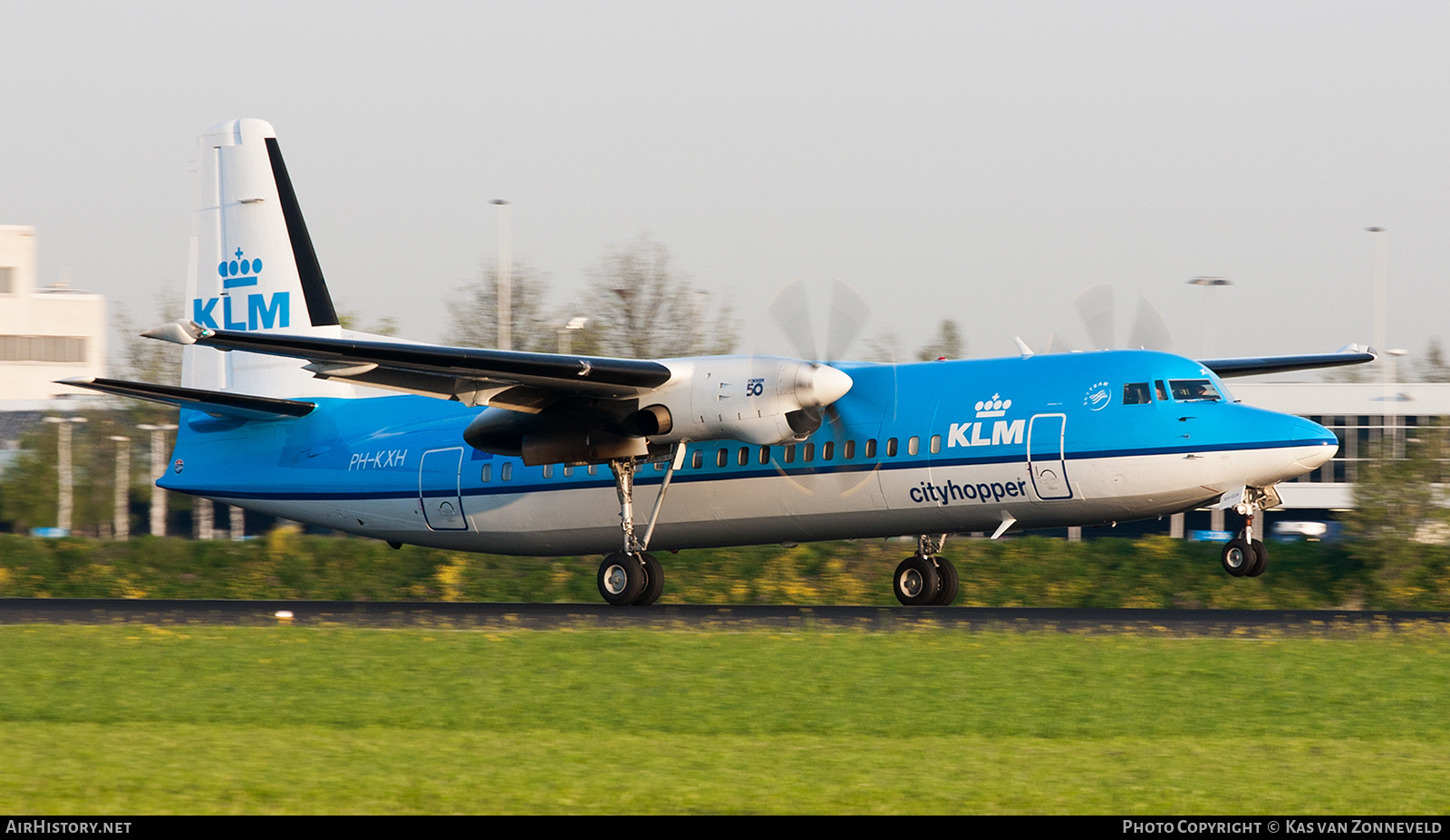 Aircraft Photo of PH-KXH | Fokker 50 | KLM Cityhopper | AirHistory.net #472663