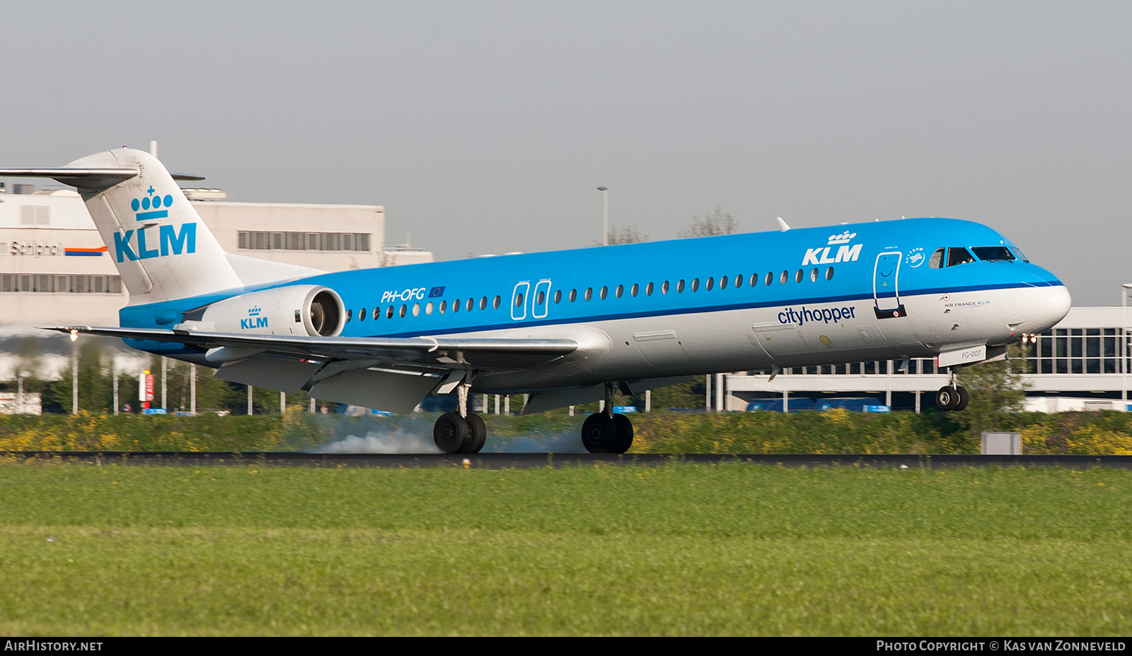 Aircraft Photo of PH-OFG | Fokker 100 (F28-0100) | KLM Cityhopper | AirHistory.net #472665