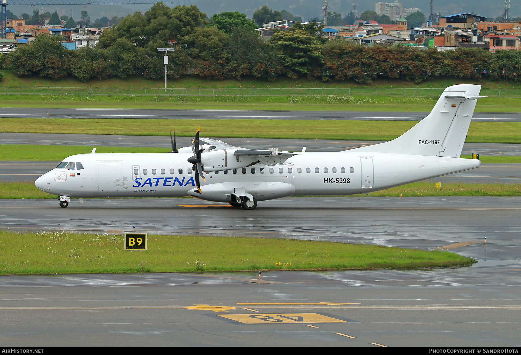Aircraft Photo of FAC-1197 / HK-5398 | ATR ATR-72-600 (ATR-72-212A) | Colombia - Satena | AirHistory.net #472673