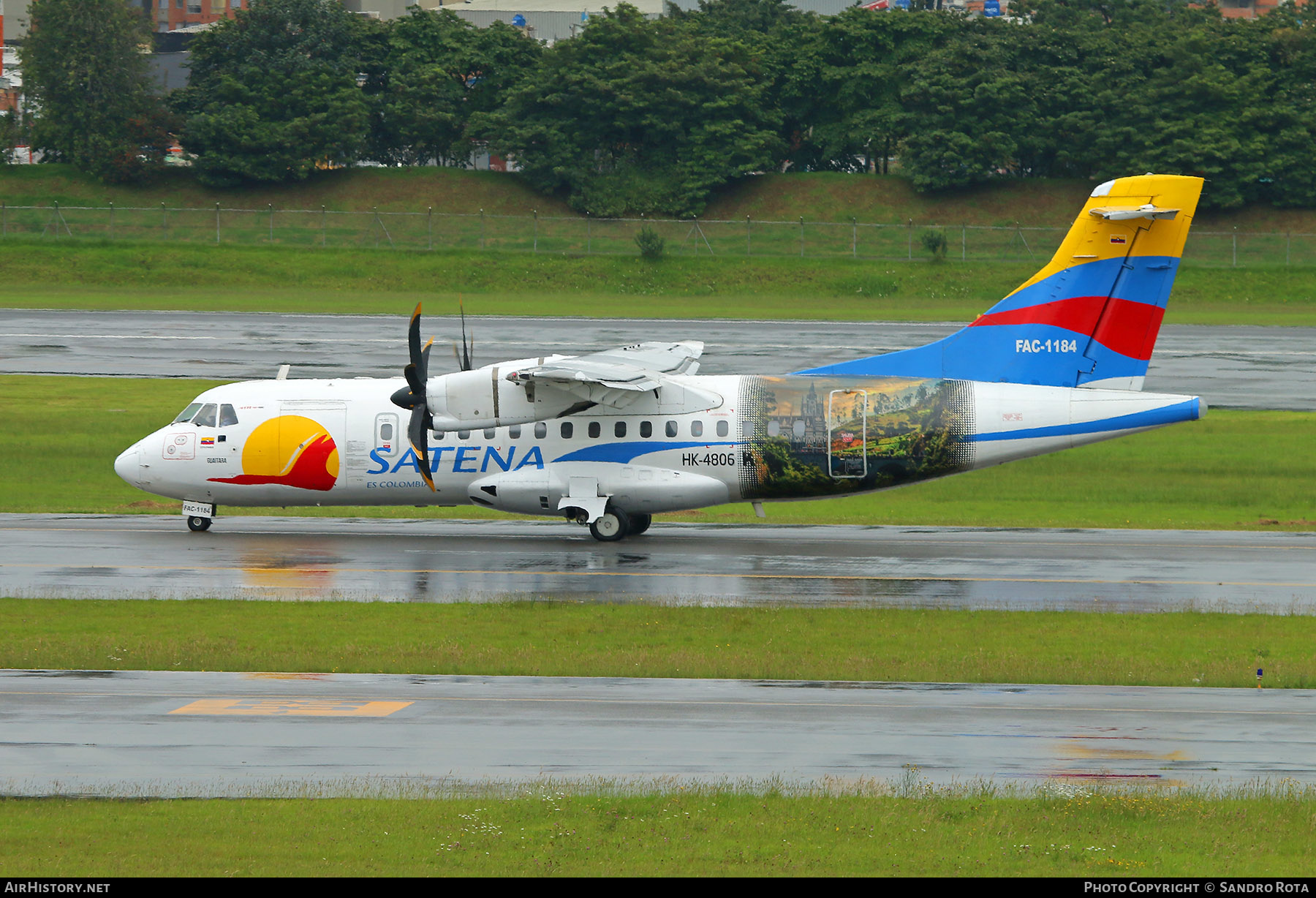 Aircraft Photo of FAC-1184 / HK-4806 | ATR ATR-42-500 | Colombia - Satena | AirHistory.net #472675