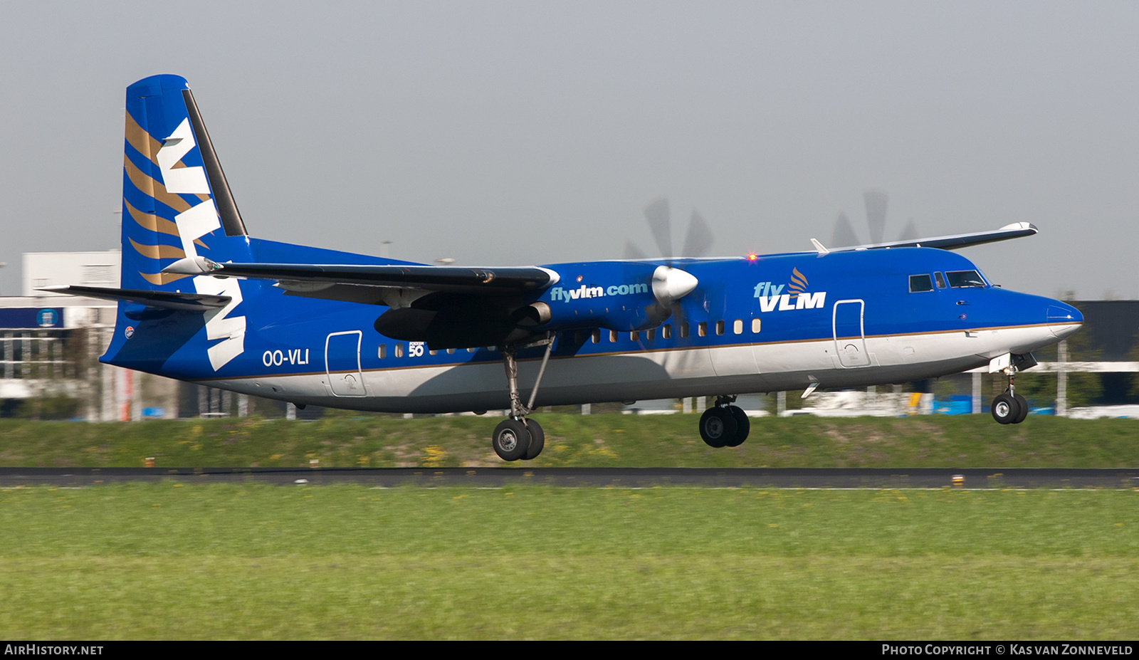 Aircraft Photo of OO-VLI | Fokker 50 | VLM Airlines | AirHistory.net #472681