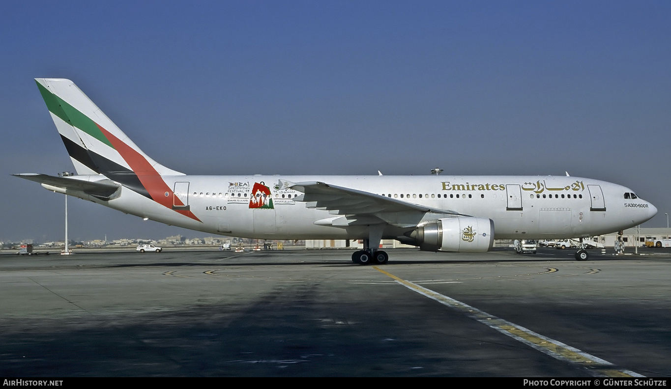 Aircraft Photo of A6-EKO | Airbus A300B4-605R | Emirates | AirHistory.net #472705