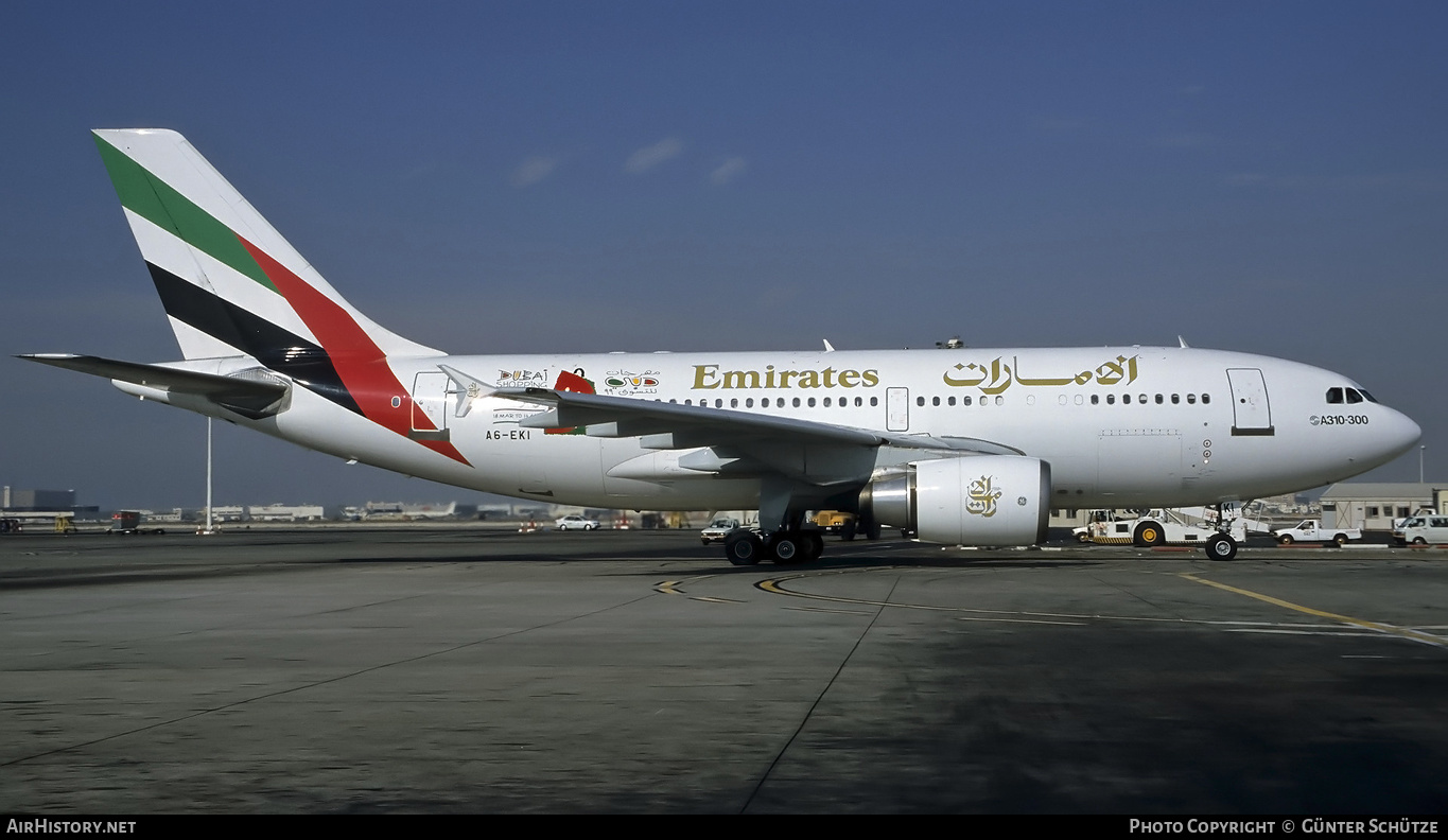 Aircraft Photo of A6-EKI | Airbus A310-308 | Emirates | AirHistory.net #472709