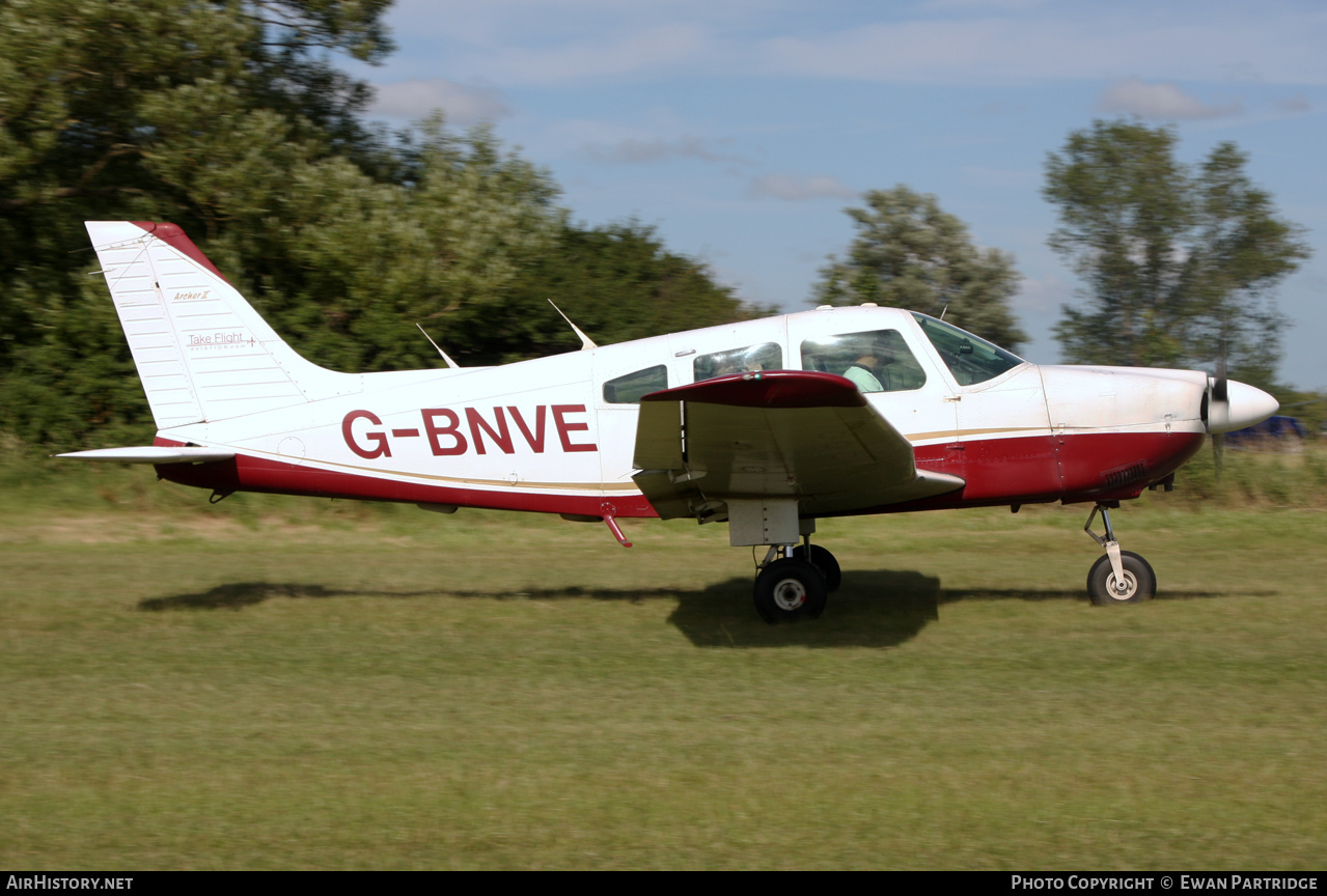 Aircraft Photo of G-BNVE | Piper PA-28-181 Cherokee Archer II | Take Flight Aviation | AirHistory.net #472716
