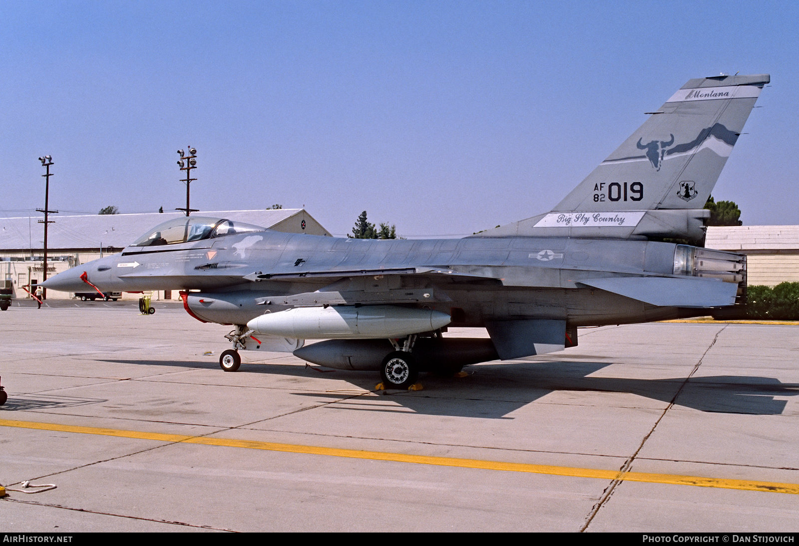 Aircraft Photo of 82-1019 / AF82-019 | General Dynamics F-16A Fighting Falcon | USA - Air Force | AirHistory.net #472723