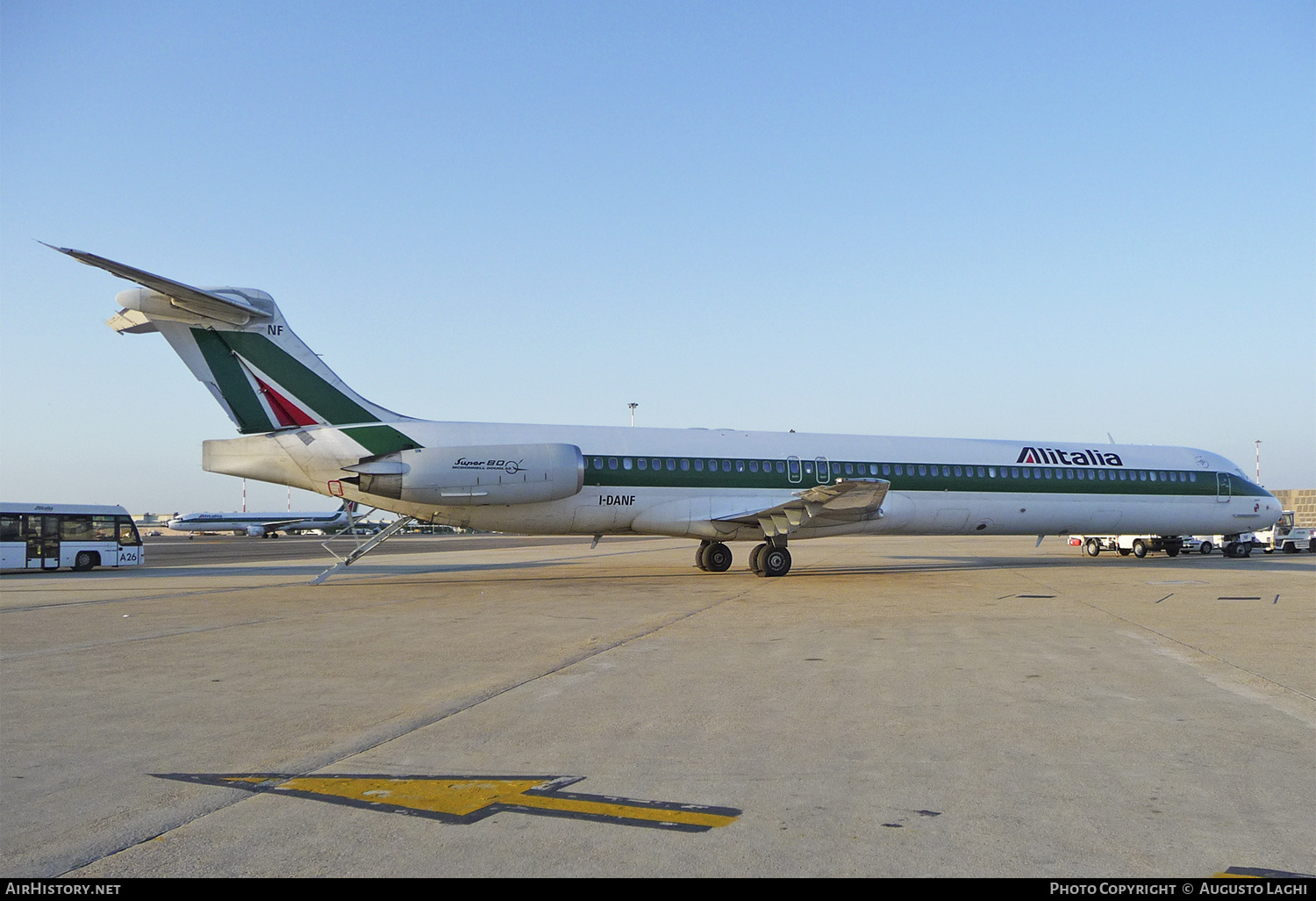 Aircraft Photo of I-DANF | McDonnell Douglas MD-82 (DC-9-82) | Alitalia | AirHistory.net #472746